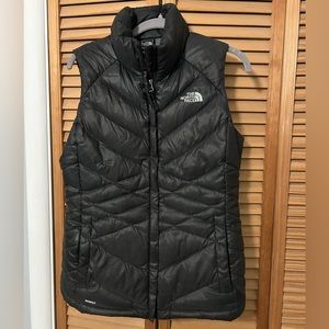 North Face puffy vest, size medium, black